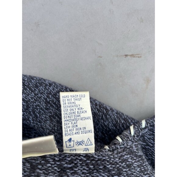 Main Street Blues Vintage 90s Christmas Holiday Knit Zip Cardigan Sweater 3X - Picture 14 of 14